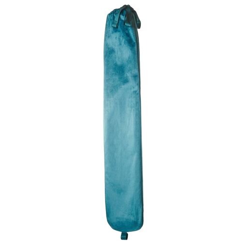 Long Hot Water Bottle - Teal Velvet 2L