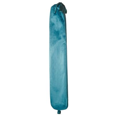 Long Hot Water Bottle - Teal Velvet 2L