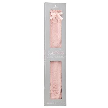 Fausse Fourrure Rose - Bouillotte Longue 3