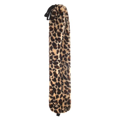 Leopard Print Faux Fur - Long Hot Water Bottle
