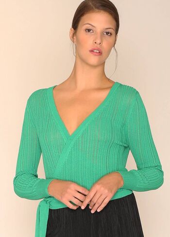 CARDIGAN JUNIO VERT 1