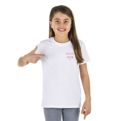 T-SHIRT BIANCA SORELLA X WAF CUORE