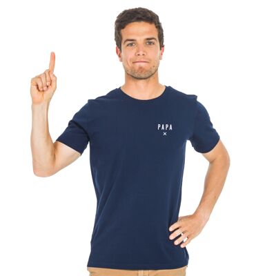 CAMISETA NAVY PAPA X HEART WAF