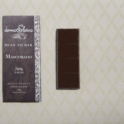 Schokolade mit Mascobado-Zucker