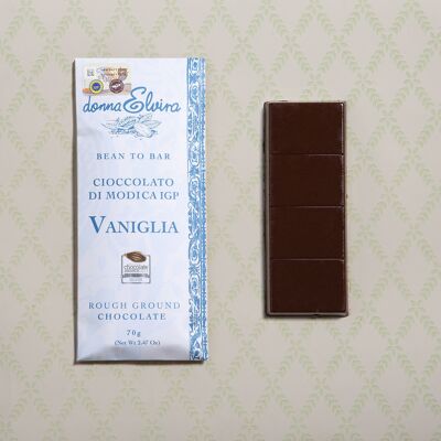 Schokolade von Modica IGP mit Vanille
