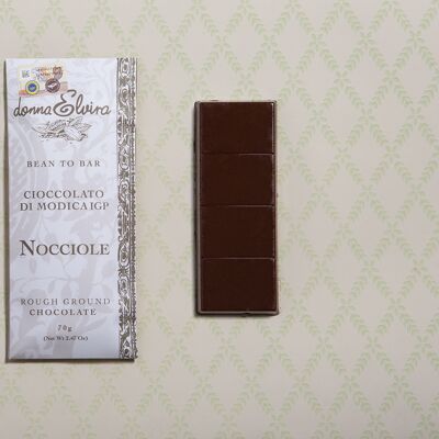 Chocolat Modica IGP aux noisettes
