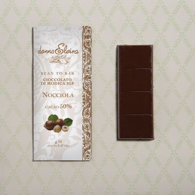 Cioccolato di Modica IGP con nocciole