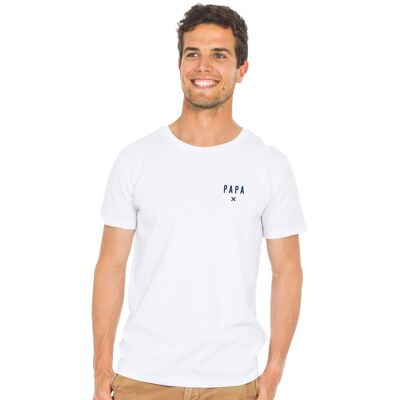 Tshirt blanc papa x cœur waf