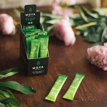 MOYA MATCHA THÉ VERT BIO TRADITIONNEL MATCHA À EMPORTER ! 7 SACHETS 4