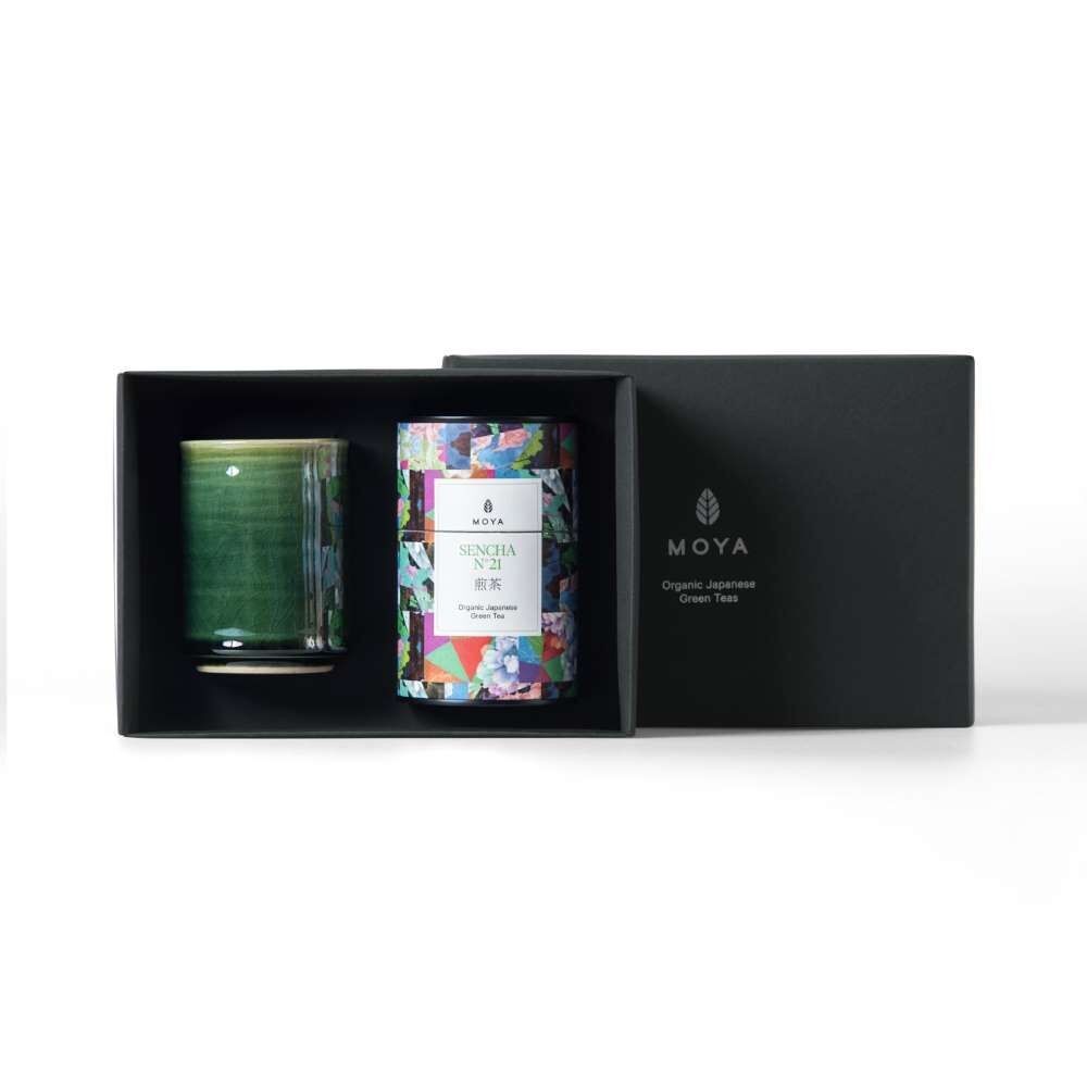 MOYA SENCHA NO.SET DA 21 TAZZE DA TÈ VERDE E KASAI