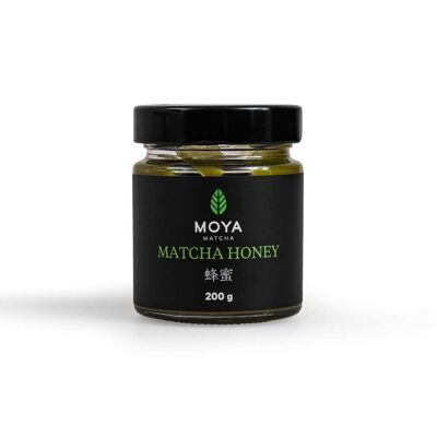 ORGANIC HONEY WITH MOYA MATCHA