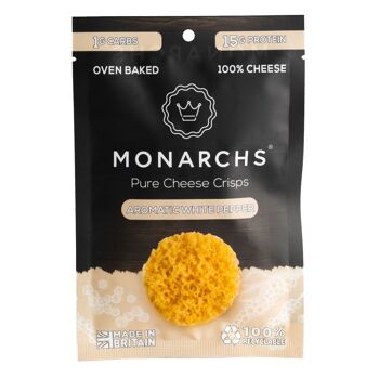 Monarchs Pure Cheese Chips - Poivre blanc aromatique 1