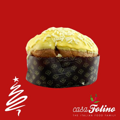 Classic Italian Artisan Panettone with Lemon 1 Kg