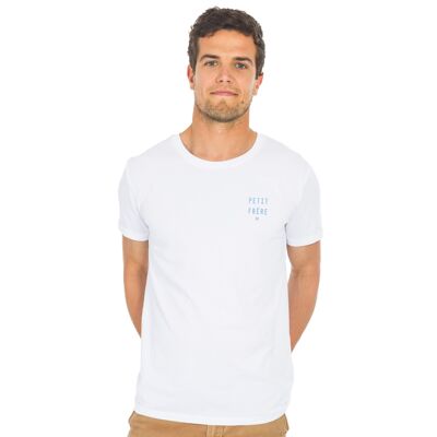 Tshirt blanc petit frère x cœur waf