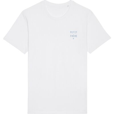 CAMISETA BLANCA PEQUEÑA BROTHER X HEART WAFER