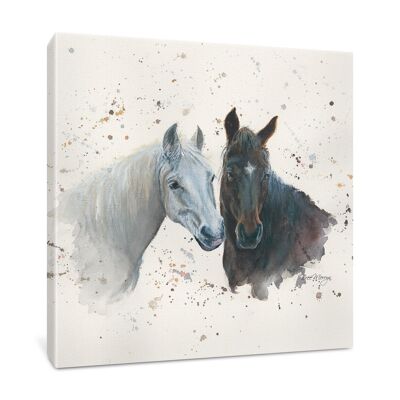 Pebbles and Paloma Medium Box Canvas