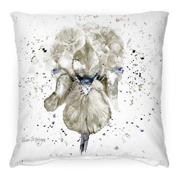 Coussin moyen Iris gris 3