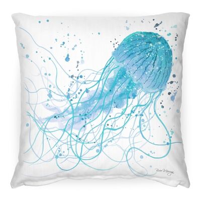 Coussin moyen bleu jaspe