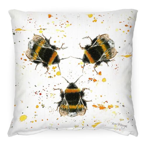 Three Bees Medium Cushion