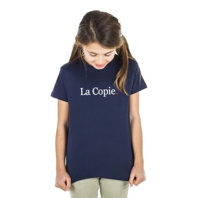 TSHIRT NAVY LA COPIE Mädchen