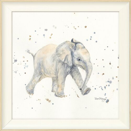 Eddie Midi Framed Print - Warm White