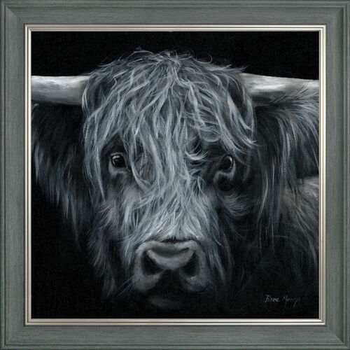 Hamish Midi Framed Print - Charcoal