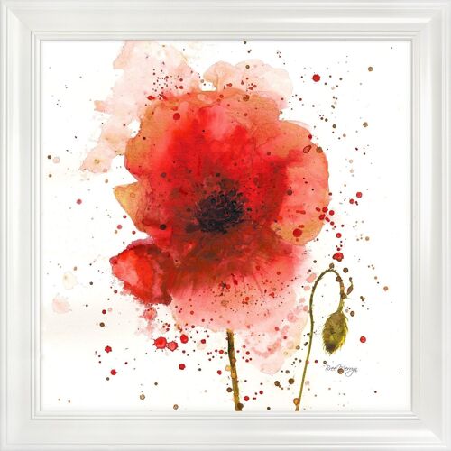 Remembrance Midi Framed Print - White