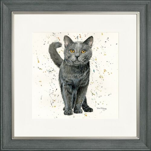 Ash Classic Framed Print - Charcoal