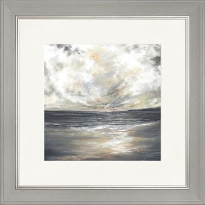 Avalon Classic Framed Print - Grey