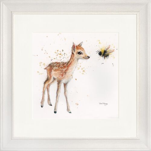 Bamba and Bumble Classic Framed Print - Off White