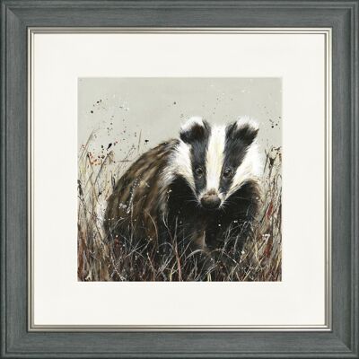 Baxter Classic Framed Print - Charcoal