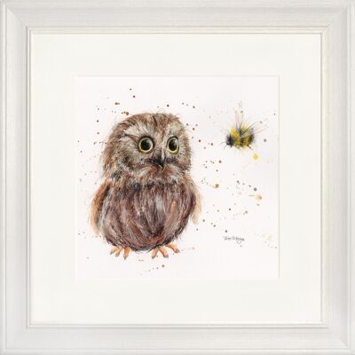 Beaky and Bumble Classic Framed Print - Off White