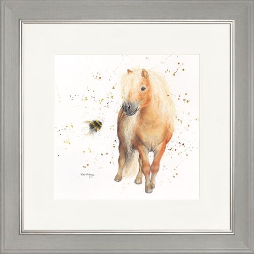 Beau and Bumble Classic Framed Print - Grey