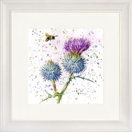 Bee and Thistle Classic Framed Print - Off White