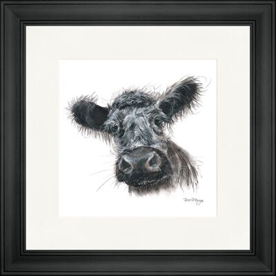 Belinda Classic Framed Print - Black