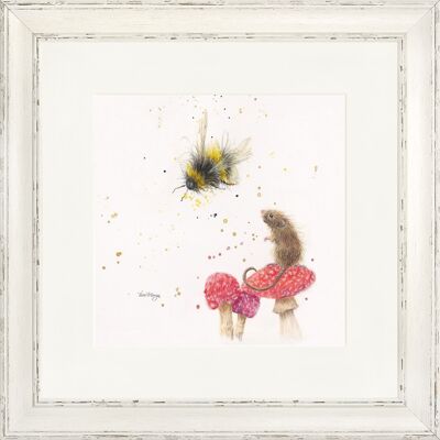 Belle and Bumble Classic Framed Print - Antique Taupe