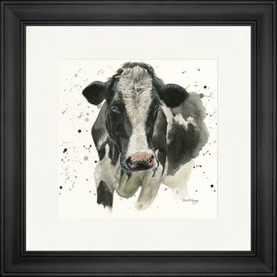 Bertha Classic Framed Print - Black