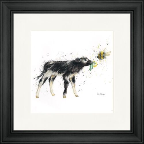 Blissful and Bumble Classic Framed Print - Black