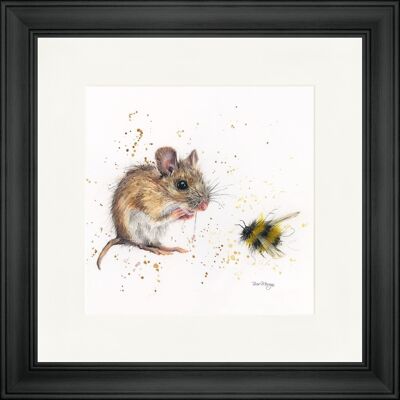 Bobbin and Bumble Classic Framed Print - Black