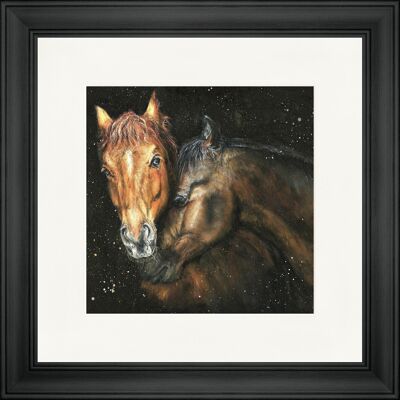 Brandy and Bailey Classic Framed Print - Black