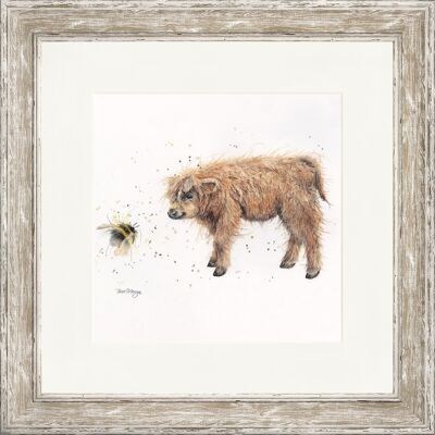 Brandy and Bumble Classic Framed Print - Distressed