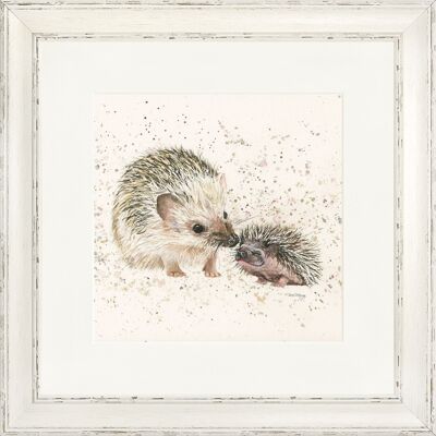Branston and Prickle Classic Framed Print - Antique Taupe