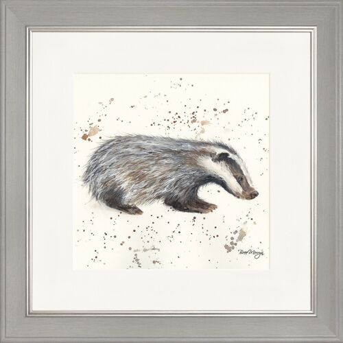 Brian Classic Framed Print - Grey