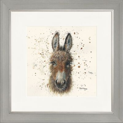 Daisy Classic Framed Print - Grey