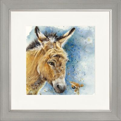 Dobbin and Milo Classic Framed Print - Grey