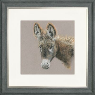 Dolores Classic Framed Print - Charcoal