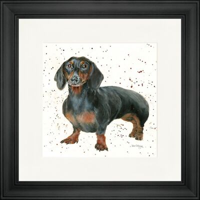 Dora Classic Framed Print - Black