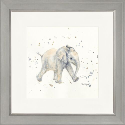 Eddie Classic Framed Print - Grey