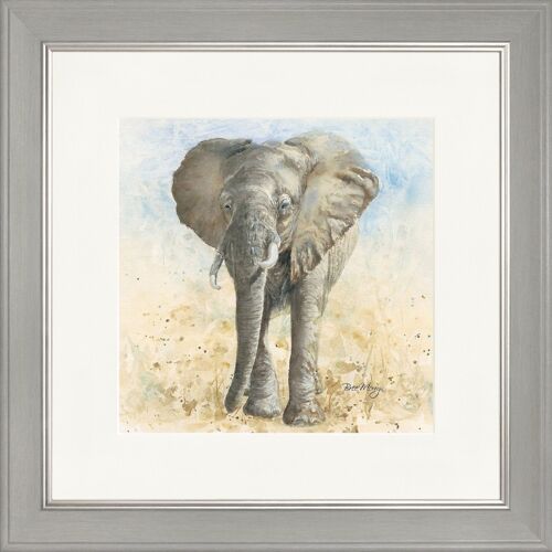 Edgar Classic Framed Print - Grey