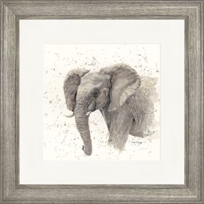 Elijah Classic Framed Print - Dark Wood